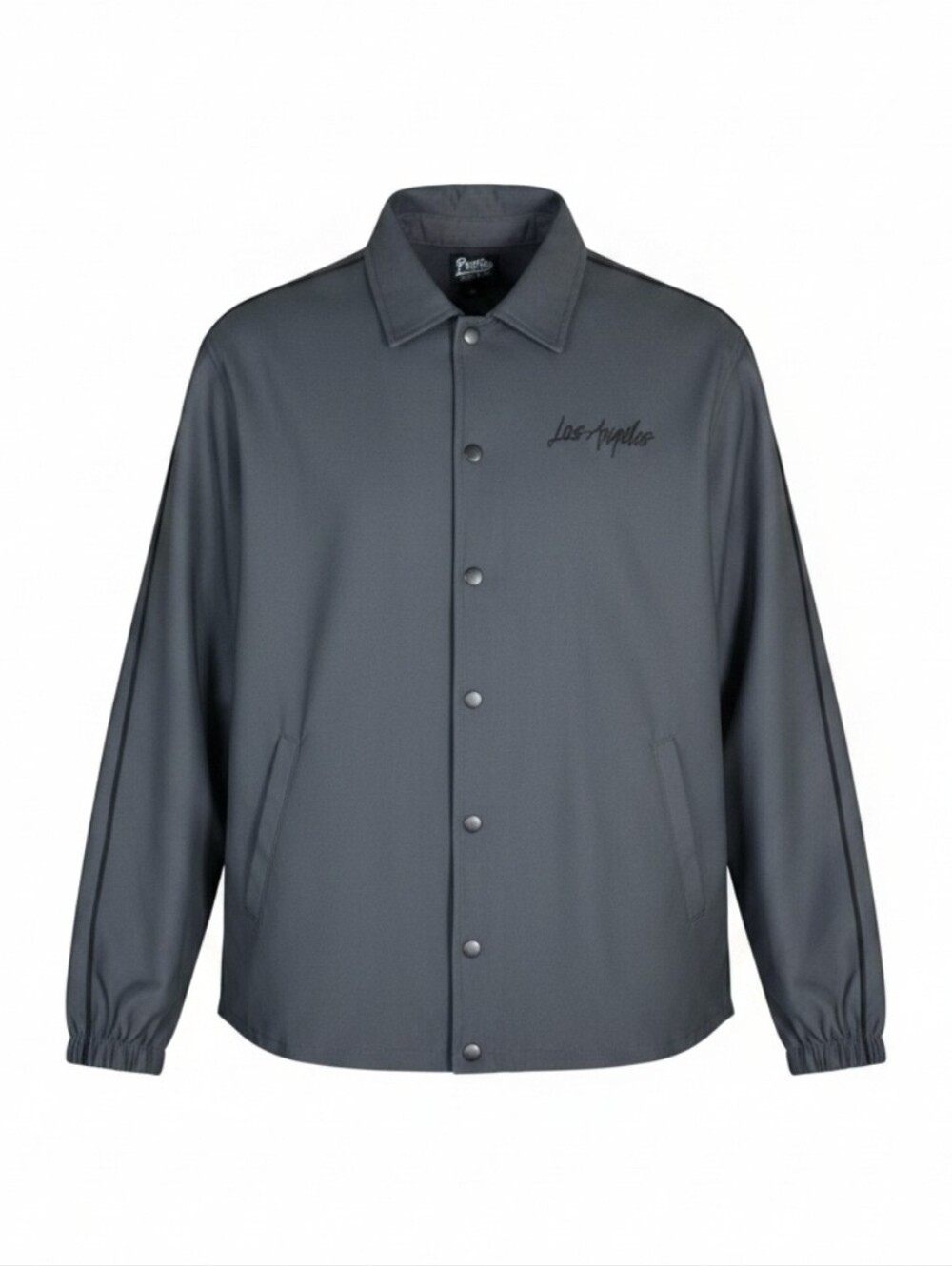 PUBLIC SUPPLY CO. NYC | LOS ANGELES EMBROIDERED SNAP BUTTON LIGHTWEIGHT JACKET